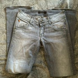 Hudson flare jeans - washed grey color. Size 28.
